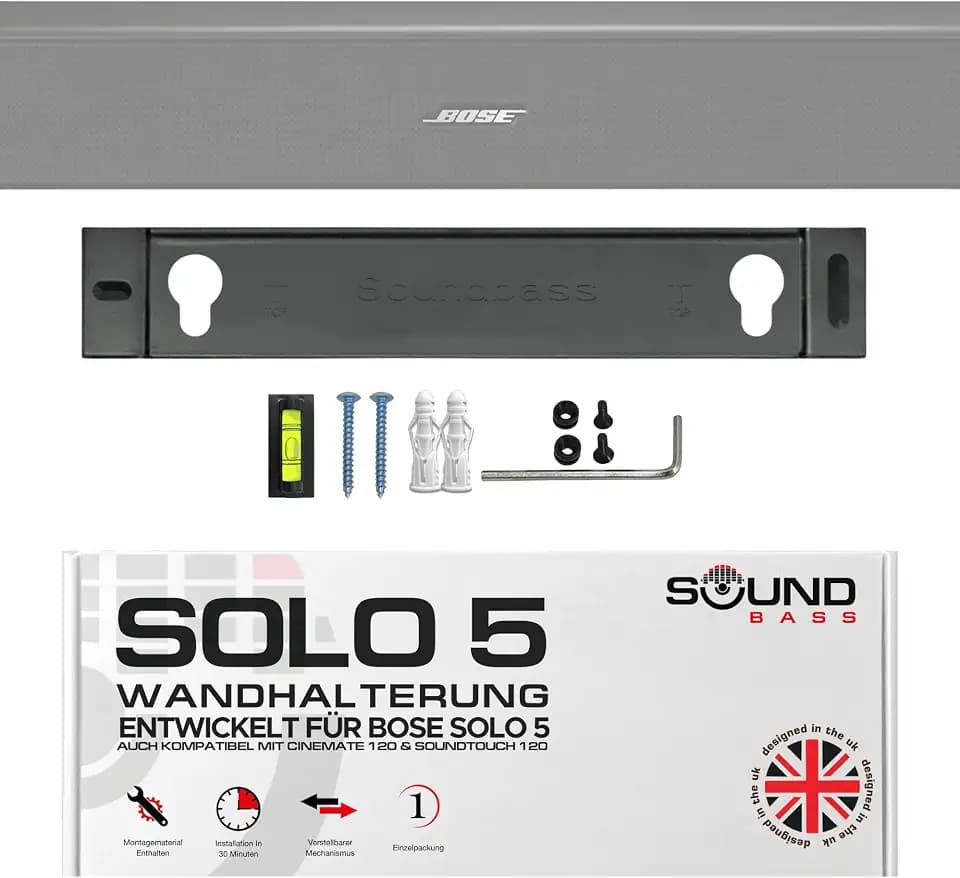 Sound Bass Solo 5 Wandhalterung für Bose Solo5 Soundbar
