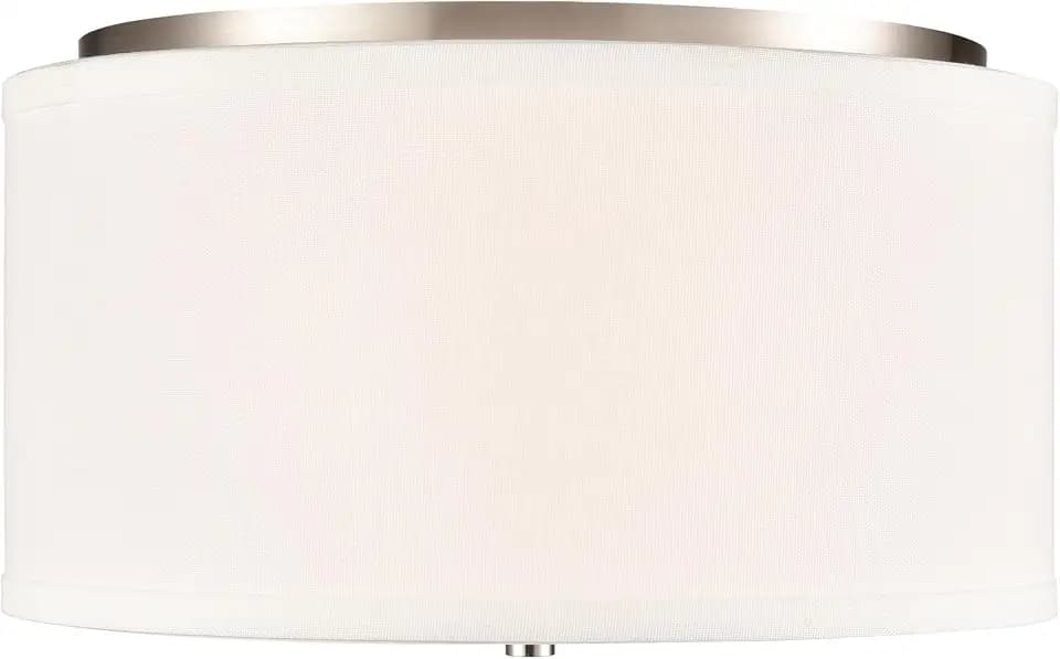ML Lighting 41002-BN Guyten 13" Wide 2-Light Flushmount - Brushed Nickel