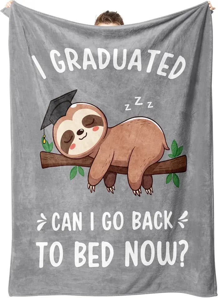Funny Graduation Gifts for Women, Her & Him, Practical Throw