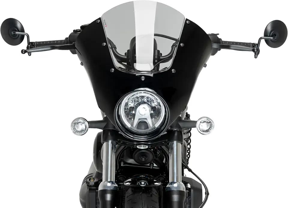 Puig 21957H Dark Night Verkleidungsscheibe optimierte Aerodynamik, Getönt