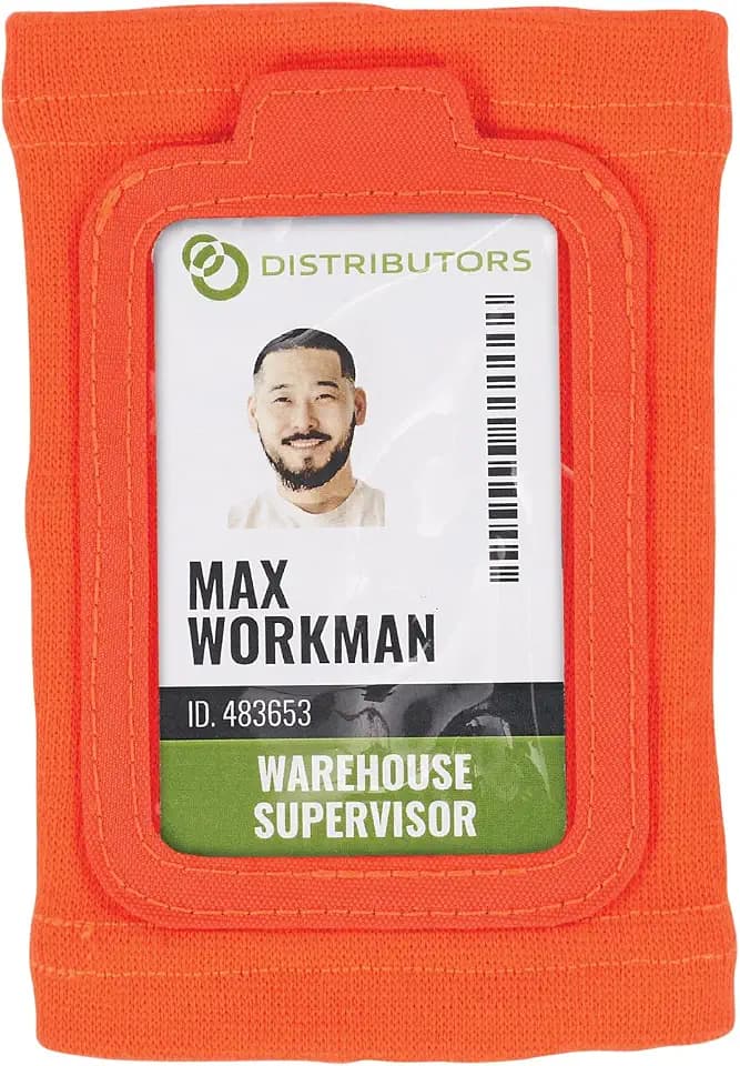 Ergodyne Squids 3388 Wrist Id Badge Holder, Small Storage Pocket