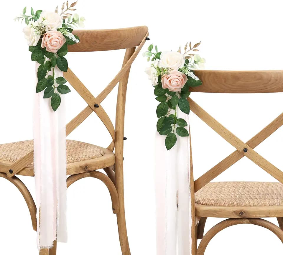 Pink Wedding Aisle Decorations Set of 10