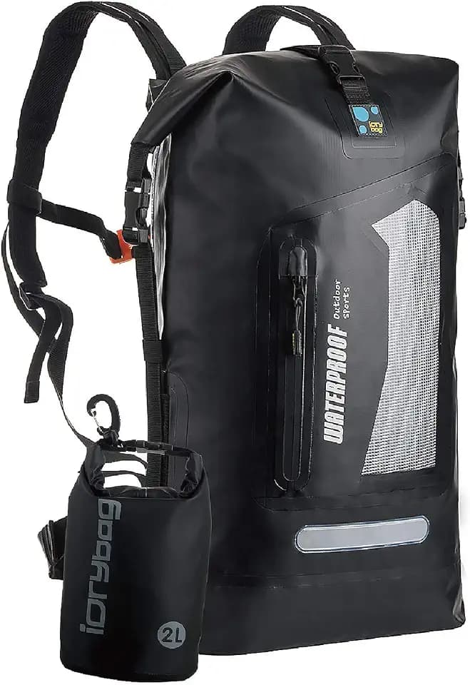 IDRYBAG Waterproof Backpack for Men 20L/30L/40L, Floating Dry Bag Kayak, Dry Backpack Hiking
