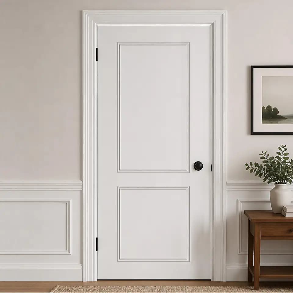 Peel and Stick Door Molding Pre-Cut Paintable Trim Moulding Kit