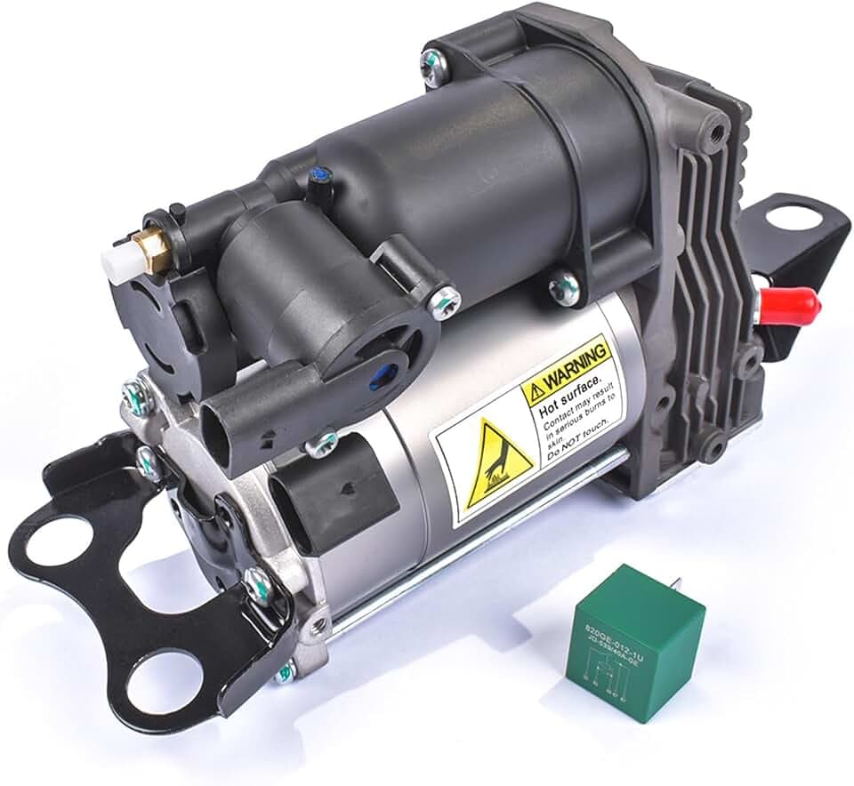 Kompressor Luftfederung Niveauregulierung W/Halterung Kompatibel mit 2004-2010 5er E61 520d 520i 523i 525i 530i 525d 535d 545i M5 37206792855 37106793778 Huiruhy