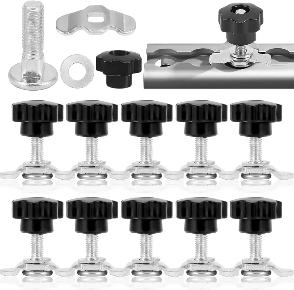 10 Stück Airlineschiene Fitting M8×40MM Airlineschiene Zubehör