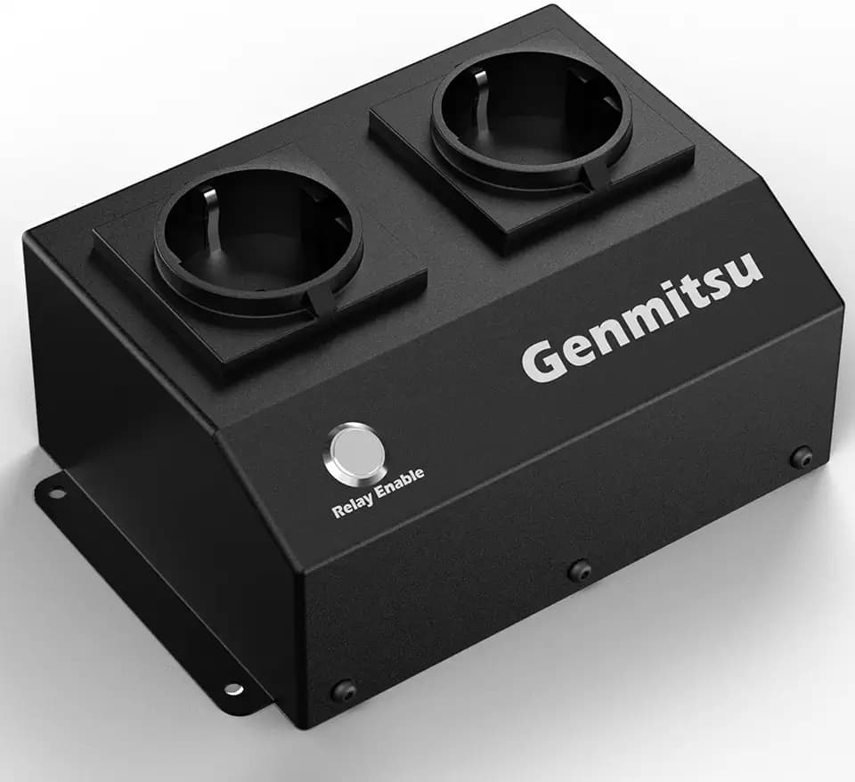 Genmitsu iMaticBox Relaismodulschalter für CNC-Fräsmaschinen, 12 VDC Smart PWM Signalsteuerungsrelaisschalter zum Anschluss von Fräsern, Lasern und Staubsammlern