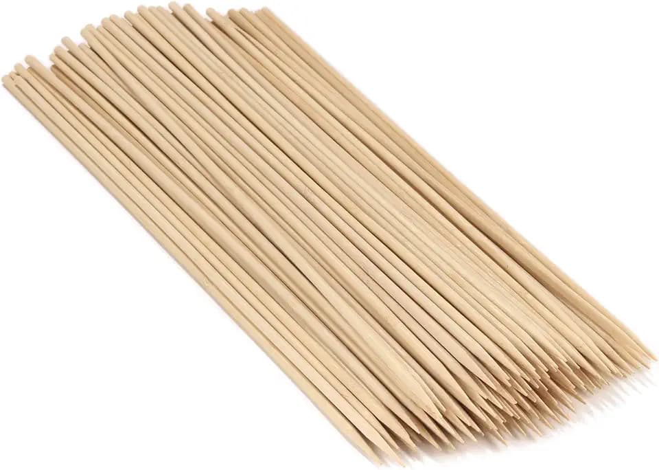 BambooMN - 5mm Sharp-Point Multipurpose Food Bamboo Skewers - 15" (38cm) - 1,000 Pieces