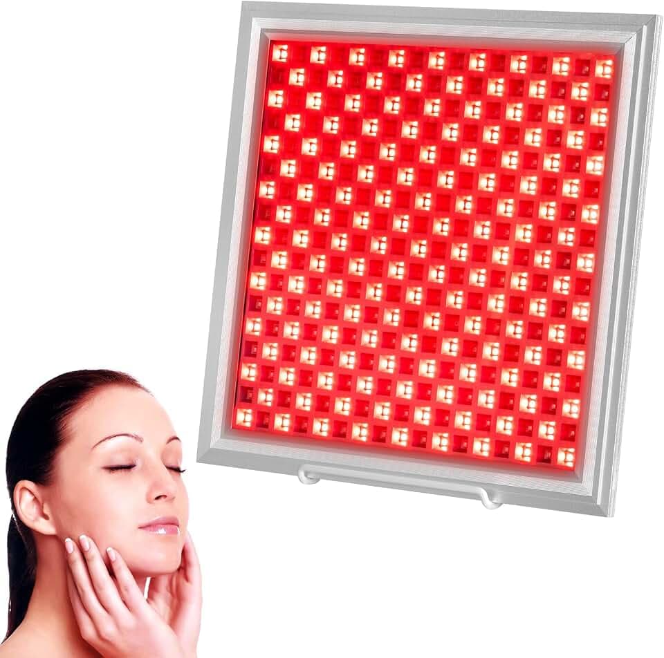 Rotlicht-Panel 660nm & 850nm, 289 LEDs, 5 Helligkeitsstufen, Timer
