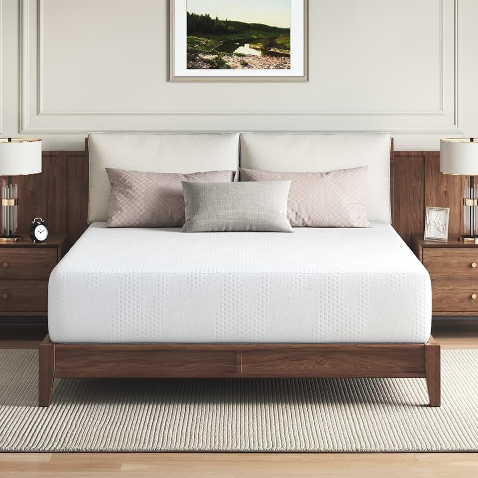 Novilla Queen Size Mattress, 14 Inch Gel Memory Foam Mattress for Cooling