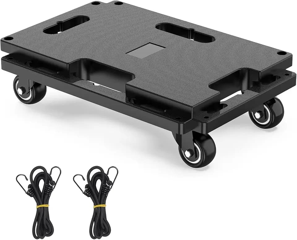 SOLEJAZZ Furniture Mover Dolly 4 Wheels Heavy Duty, 440Lbs Capacity, 1 Pack