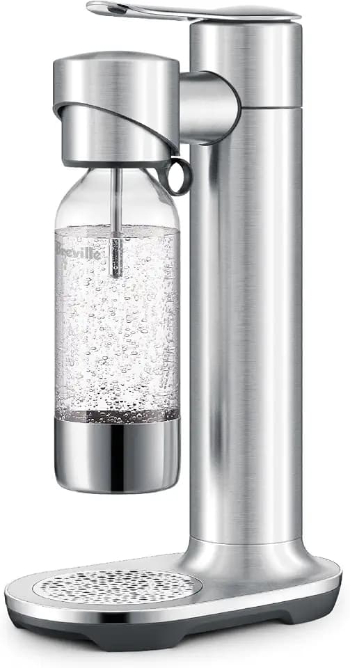 Breville InFizz Aqua Sparkling Water Maker, Brushed Stainless Steel