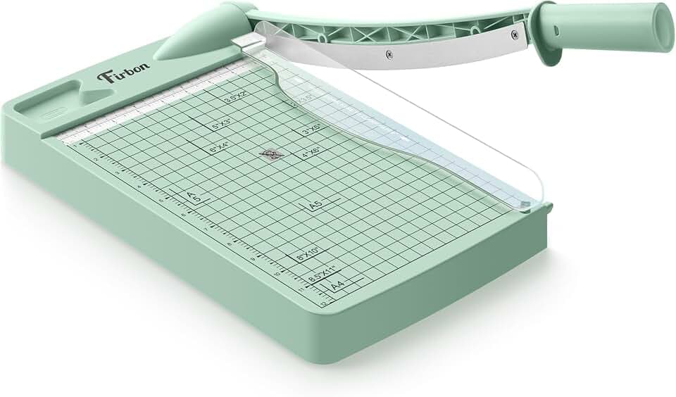 Firbon 12 Inch Guillotine Paper Cutter, Heavy Duty Paper Trimmer