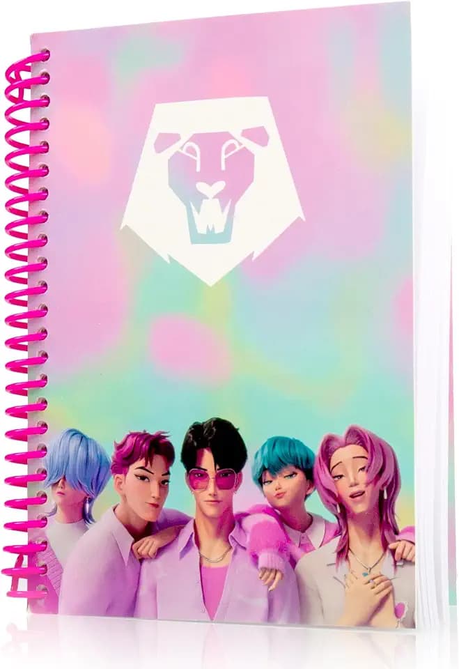 KPop Demon Hunters™ Journal – Saja Boys Edition, 100 Lined Pages, Notebook Measures 5.8 x 8.3, Official K Pop Demon Hunters Merch for K-Pop Fans, Students, Teens