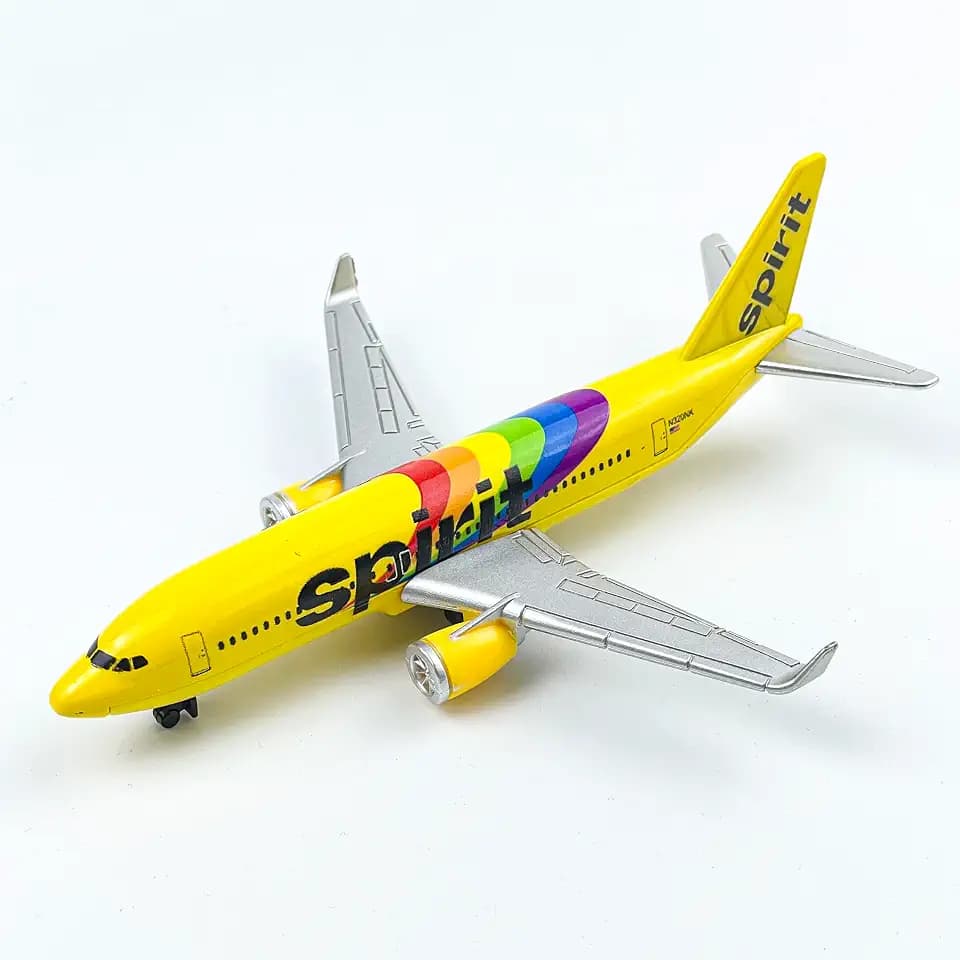 AVIAMUSE Spirit Model Airplane, Rainbow Livery Planes Model Aircraft Suitable for Collection and Display