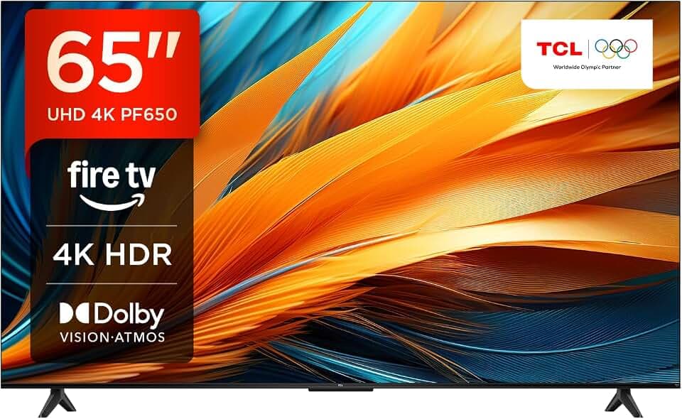 TCL 65PF650 65 Zoll Fernseher, 4K Ultra HD Smart TV, Fire TV, Dolby Atmos