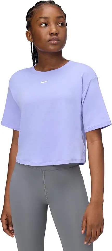 Nike Girls' One Relaxed Dri-FIT Short-Sleeve Top T-Shirt