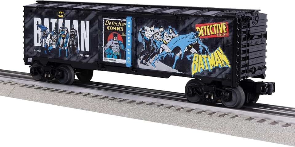 Lionel DC Comics Batman 90 Years of DC O Gauge Model Train Boxcar