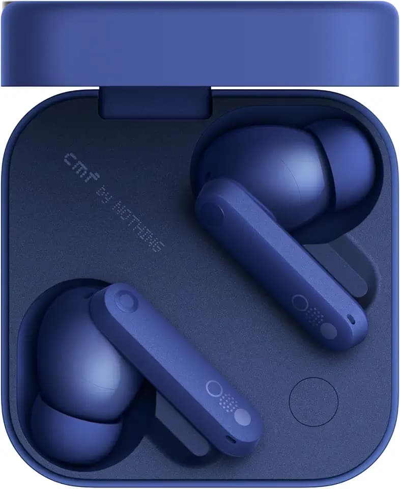 CMF by Nothing Buds Pro 2 – Kabellose Ohrhörer mit HiFi-Sound, 50 dB Intelligente aktive Geräuschunterdrückung, 6 HD-Mikrofone und Spatial-Audio-Effekt - Blau