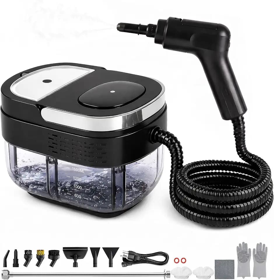 Steam Cleaner for Home, 2500W Pressurized Steamer with 16 Accessories