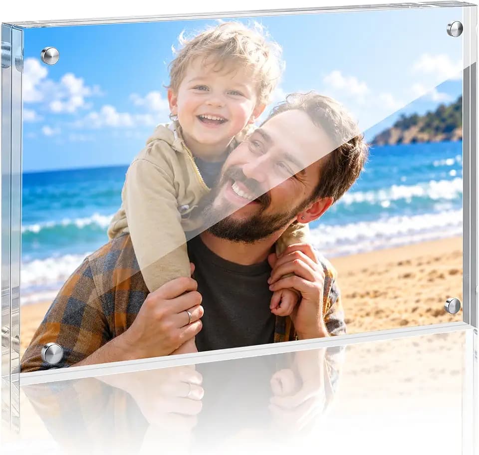11x14 Acrylic Picture Frame,Clear Double Sided Magnetic Photo Frame