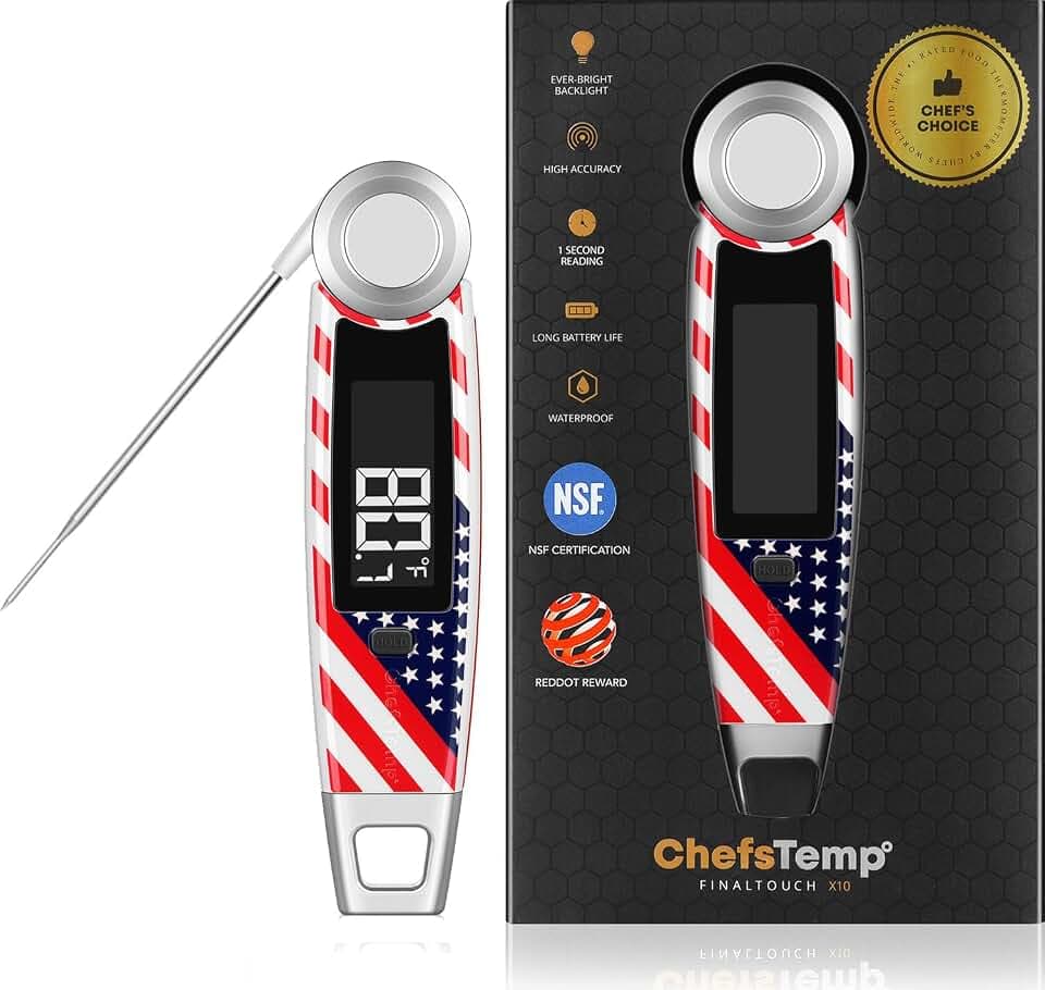 Finaltouch X10 Instant Read Digital Meat Thermometer NSF Certified