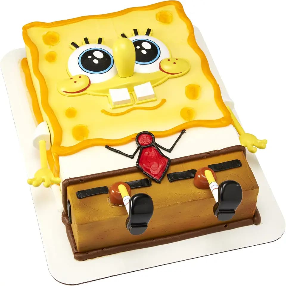 SpongeBob SquarePants™ Cake Topper | 5 Piece Birthday Party Decoration Set