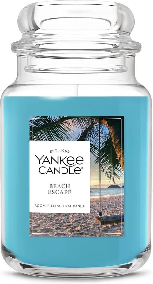 Yankee Candle Beach Escape Scented Candle, 22oz Large Jar