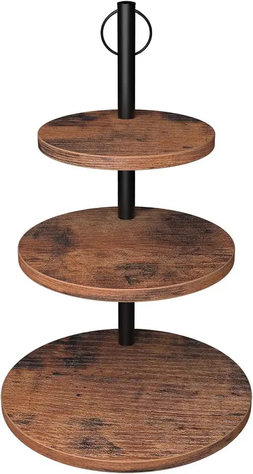 Cupcake Stand, Rustic Wood 3 Tier Cake Stand, Dessert Table Display