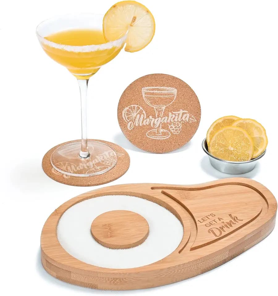 WILLOWDALE Margarita Salt Rimmer Set with Coasters