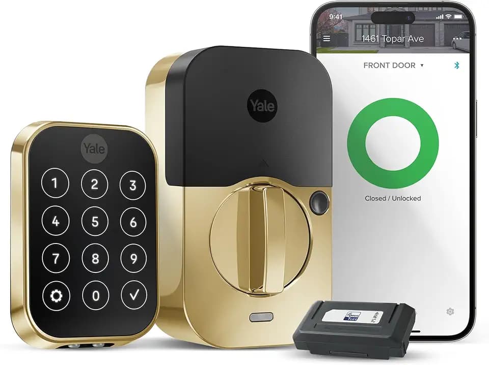 Yale Assure Lock 2 Touch Deadbolt with Z-Wave, Lifetime Brass