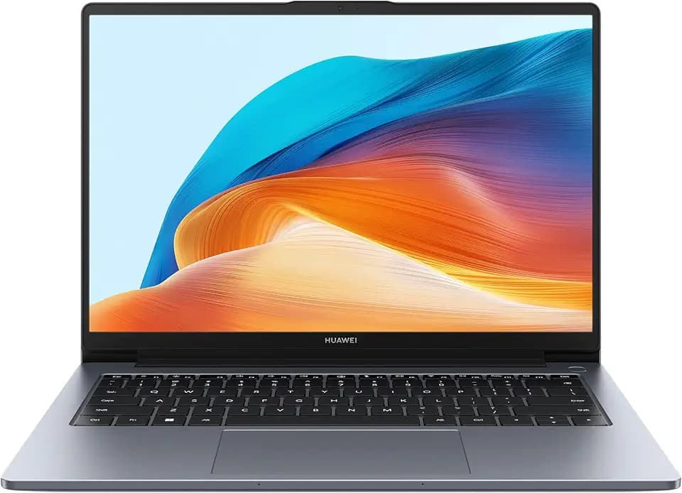 HUAWEI MateBook D 14 Laptop, i5-12450H, 12th Gen Intel Core i5 Prozessor, FullView Eye Comfort Display, 16 GB RAM, 512 GB SSD, 14 Zoll Laptop, Windows 11 Home, Deutsche Version, Space Gray