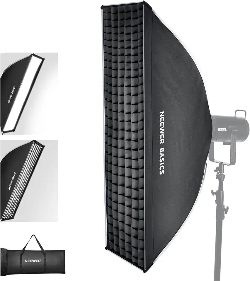 NEEWER Basics Strip Softbox mit Bowens Mount, 12" x 47" Quick Release NS61P