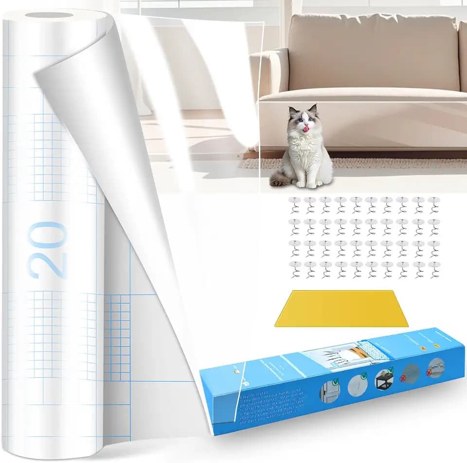 40 X 500CM Kratzschutz Sofa Katze, Anti Kratz Folie Für Katzen