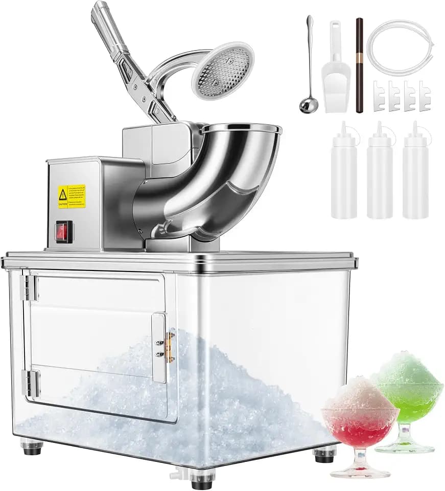 VIVOHOME Commercial Ice Crusher Shaver with Four Blades 660lbs/hr