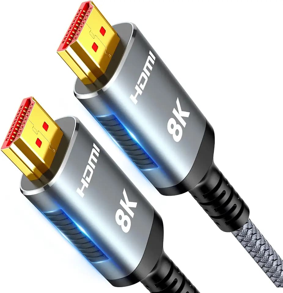 Highwings 8K HDMI Kabel 5Meter, HDMI 2.1 Kabel 48Gbps Ultra Highspeed