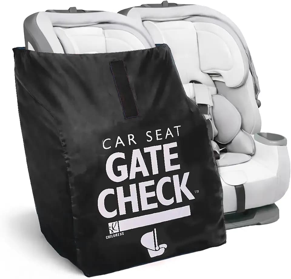 J.L. Childress Gate Check Travel Bag for Car Seats & Infant Carriers, Black