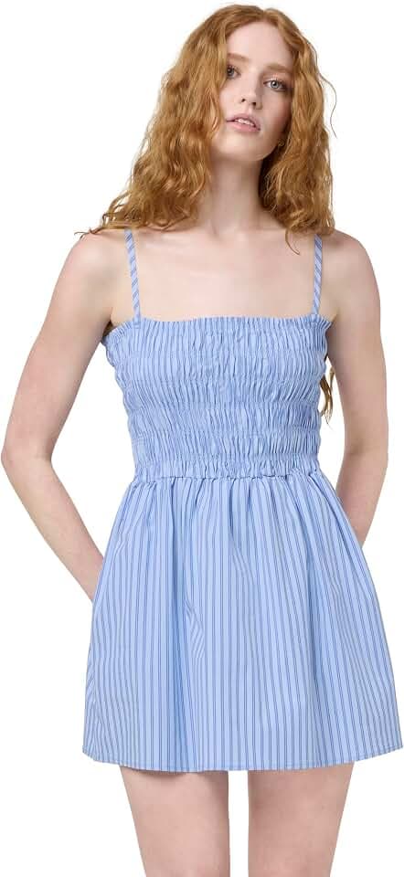 florence by mills Women's Villa Collection Poplin Smocked Dress