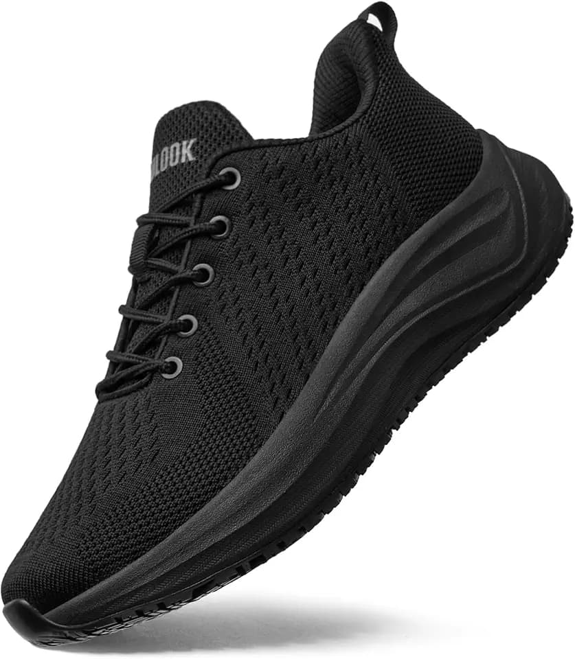 SHULOOK Men's Non Slip Work Shoes Restaurant Kitchen Nurse Food Service
