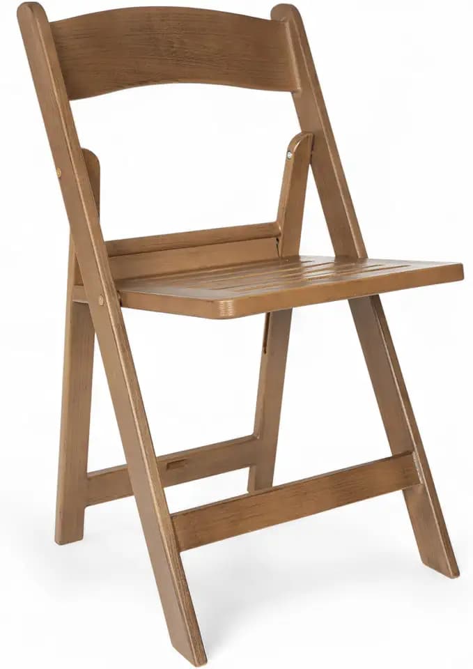 Flash Furniture Hercules Resin Folding Event Chair, Chestnut