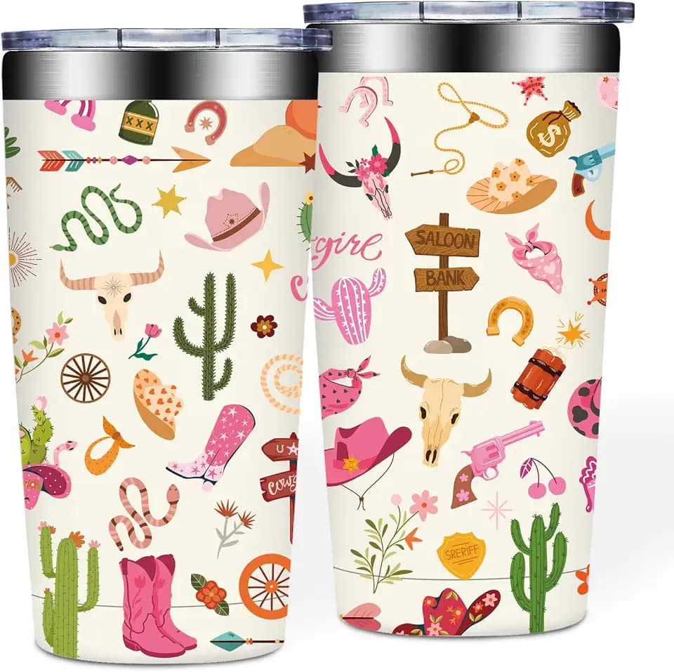BIRGILT Cowgirl Gifts for Women Girls - 20oz Tumbler