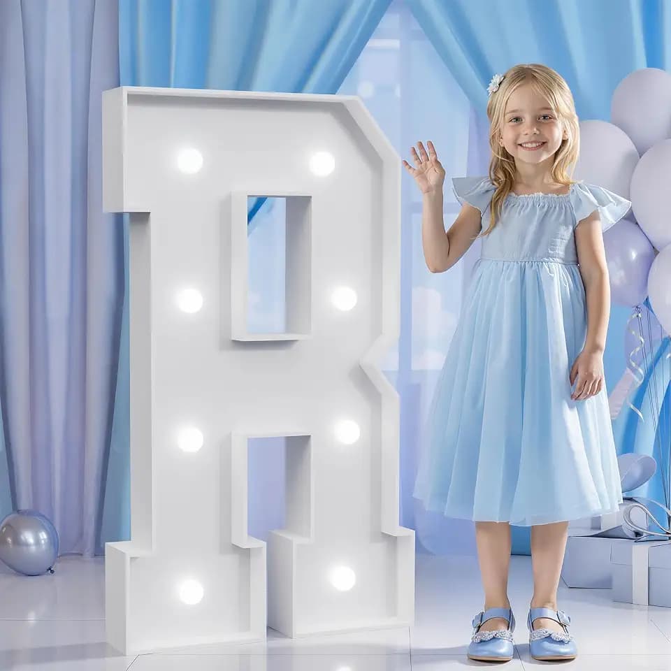 Marquee Letters 3 Feet Tall Large Light up Letters R for Decor