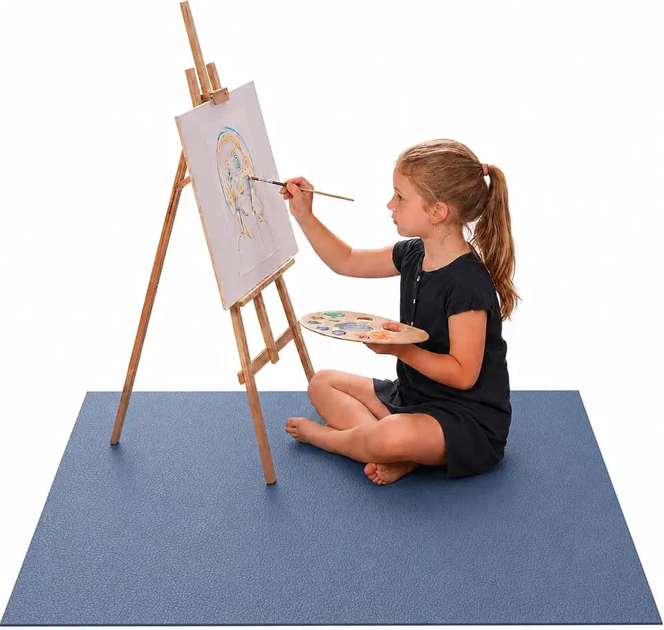 55x55 in Extra Large Craft Mat PU Leather Slip Resistant Painting