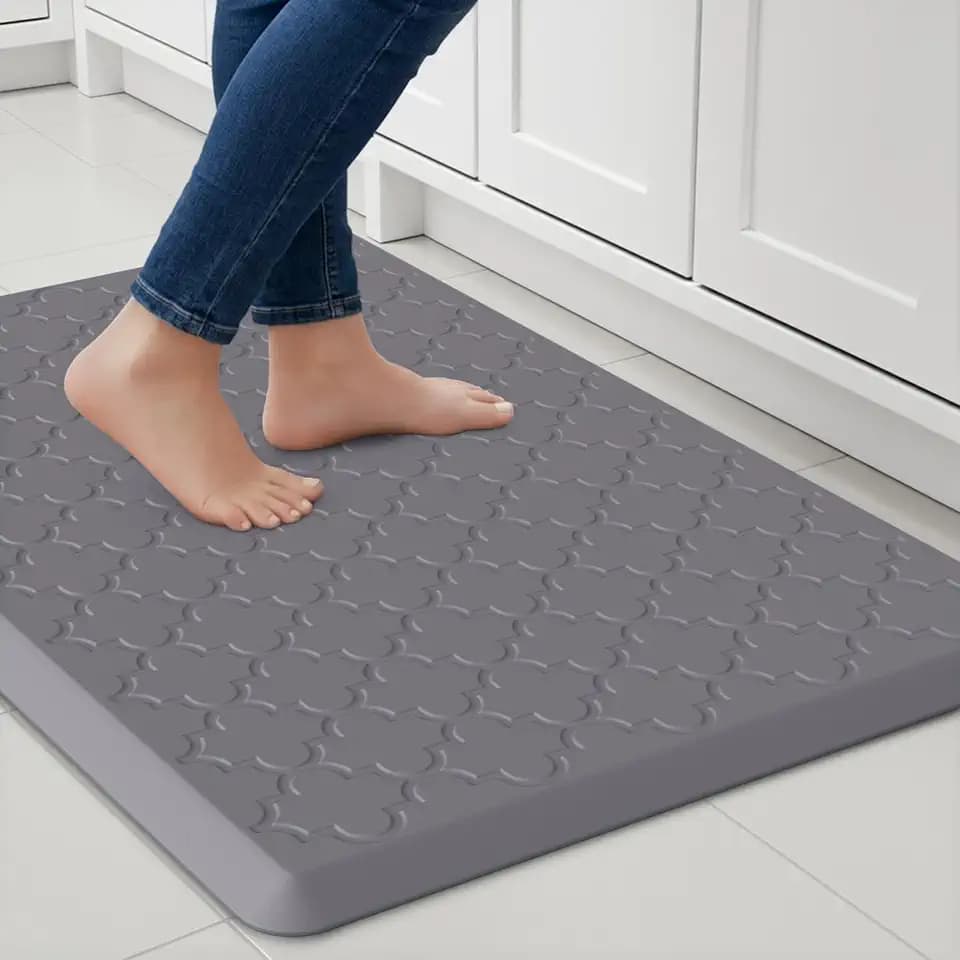 Kitchen Mats for Floor Anti Fatigue Mats for Kitchen Floor, Grey