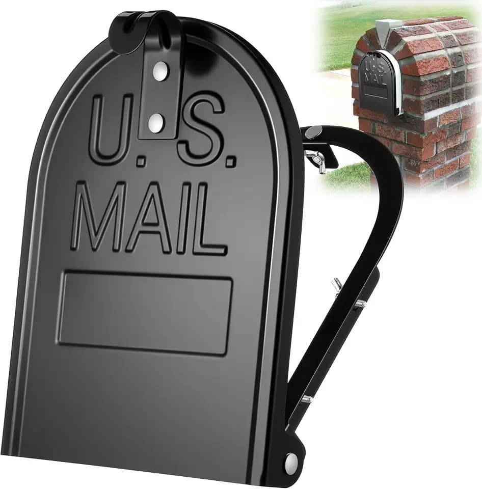 Moxweyeni 6 1/4 Inch (W) by 8 Inch (H) Mailbox Door Replacement Kit