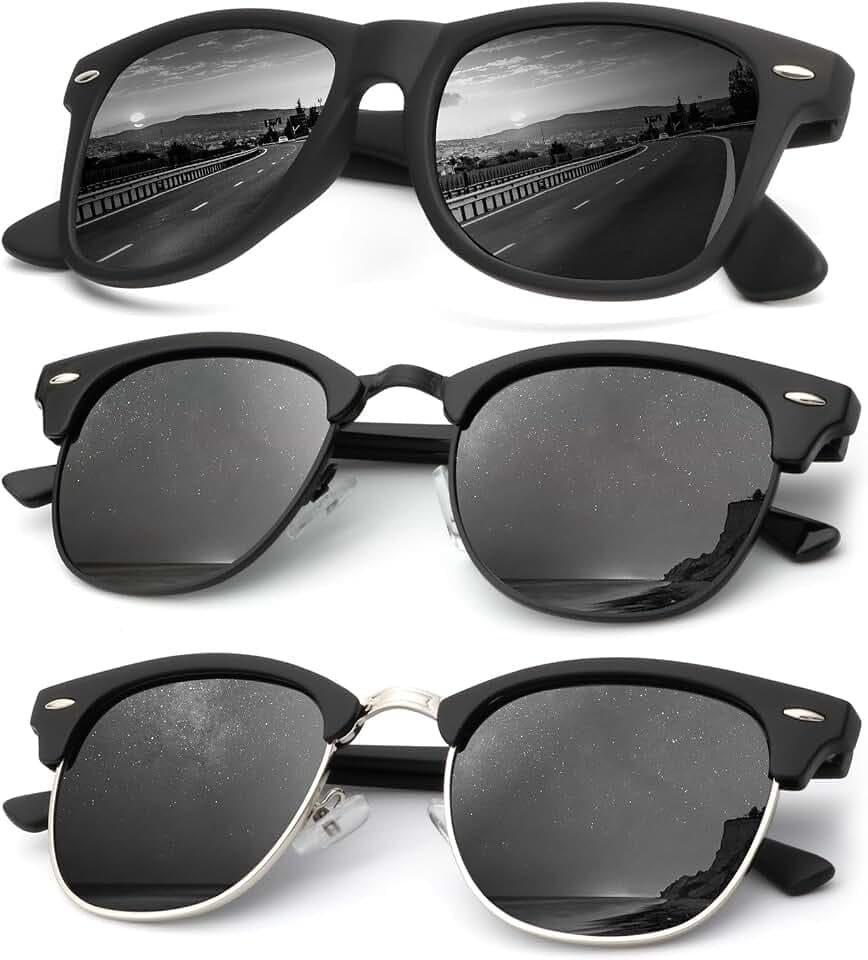 KALIYADI Sunglasses Men Polarized for Mens and Womens Unisex Sun Glasses for Driving UV Protection