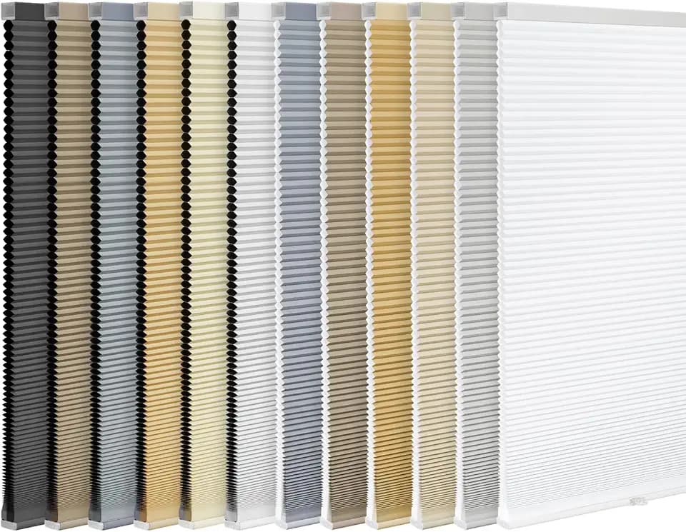 LazBlinds Cordless Cellular Shades, 35'' W x 48'' H, Cream