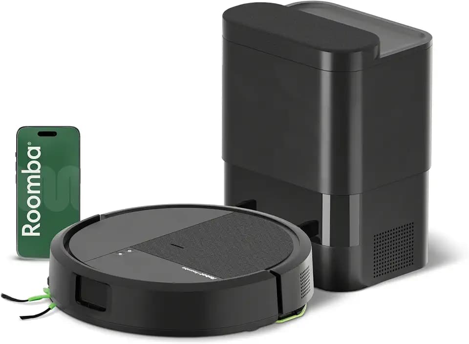 iRobot Roomba 115X Combo Robot Vacuum & Mop with AutoEmpty Dock, 15,000Pa, Self-Empties for 90 Days, Intense Power-Lifting Suction, LiDAR Navigation, Multiple Cleaning Modes, Avoids Mopping Carpet