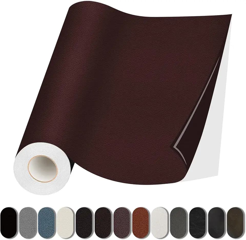 Leather Repair Patches, Self Adhesive Vinyl for Couches Furniture
