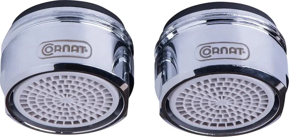 Cornat Strahlregler M24 x 1 AG – silber – Aus Messing